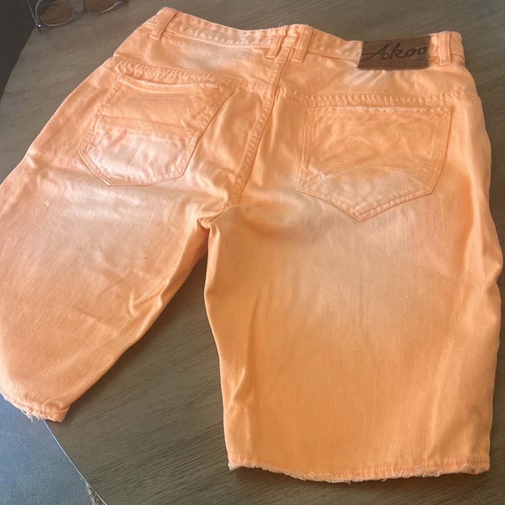 Akoo distressed denim shorts Size 36